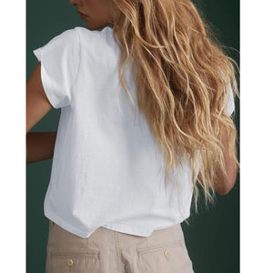 Camisetas Deportivas Cortas de Verano para Mujer al por Mayor, Transpirables, de Secado Rápido, 100% Algodón, Manga Corta - Product Image 2