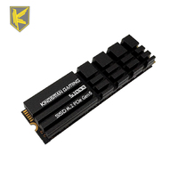 SSD Kingsman Gaming S1000 M.2 PCIe Gen5 2TB Internal dengan Heatsink untuk Desktop 14000MB/s Baca/13000MB/s Tulis