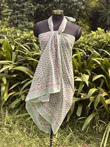 Pareos de Playa con Estampado Floral, Precio Económico al por Mayor, 100% Algodón, Pareos Estampados de Indonesia Bali - Product Image 5