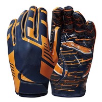Gants de football américain super adhérents pour receveurs avec logo, pour l'entraînement, vente en gros, marque OEM, gants de football personnalisés pour adultes
