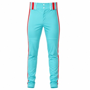 Pantalon de baseball pour homme avec logo personnalisé, respirant, séchage rapide, genouillères rembourrées, taille élastique, vente en gros, fabricant ODM 2026 - Product Image 6