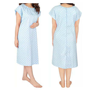 ชุดคลุมผู้ป่วยแบบยาวสำหรับแพทย์ พิมพ์ลายได้ตามต้องการ ผลิตจากผ้าทวิลล์ ระบายอากาศได้ดี คุณภาพส่งออกขายส่ง สำหรับทั้งชายและหญิง ผลิตจากโพลีเอสเตอร์และผ้าฝ้าย เหมาะสำหรับโรงพยาบาล - Product Image 3