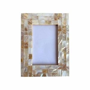 Teak Wood Mother of Pearl Photo <b>Frame</b> 10x12 Wholesale - Handcrafted - Product Image 1