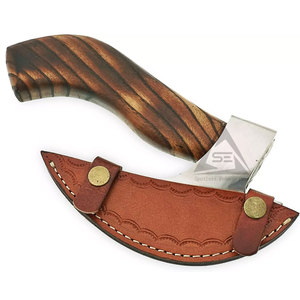 Customized High Quality <b>Wood</b> Handle Stainless Steel Blade Light Weight Pizza Cutting <b>Axe</b> - Product Image 2
