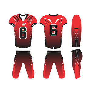 Uniforme de football américain robuste 100% polyester Uniforme de football américain de haute qualité Uniforme de football américain - Product Image 6
