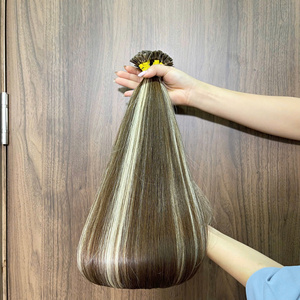 Cheveux à pointes en kératine de couleur personnalisée, mélange piano, 100% cheveux humains, cheveux vierges vietnamiens, fournisseur de cheveux, produit haut de gamme - Product Image 6