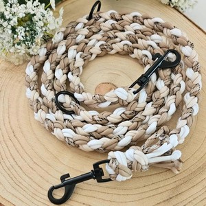 SN HANDICRAFTS Premium Eco-Friendly Modern Animal Print Heavy Duty <b>Dog</b> <b>Leash</b> with 100% Cotton Material and Bowknot Decoration - Product Image 1