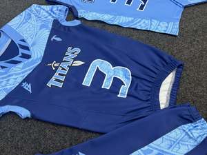 Tenue de football américain personnalisée pour hommes, maillot d'équipe par sublimation, kit d'entraînement respirant, vêtements de match, ensemble de football sublimé en gros - Product Image 3