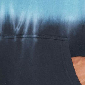Sweat-shirt à capuche tie-dye pour homme avec logo personnalisé, dégradé, coupe classique, écologique, séchage rapide, coton French Terry, poche, service OEM - Product Image 6