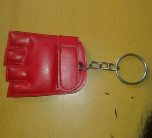 Highest Quality Custom Color Mini Boxing Gloves <b>Keyring</b> Small Mini MMA Gloves Artificial Leather Keychain - Product Image 5