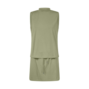 ชุดเสื้อกล้ามและกางเกงขาสั้นคอสูงสำหรับเล่นพิคเคิลบอลสำหรับผู้หญิง ชุดเสื้อกล้ามและกางเกงขาสั้นคอสูงสำหรับเล่นพิคเคิลบอลแบบลำลองสำหรับผู้หญิง - Product Image 3