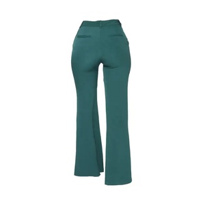 Pantalones Largos de Algodón para Mujer, Estilo Flapper, Transpirables, de Alta Calidad, de Pierna Ancha, Cintura Alta, Holgados - Product Image 3