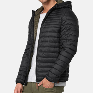 <b>Men</b>’s Relaxed Fit Urban Streetwear <b>Warm</b> Quilted <b>Winter</b> Puffer <b>Jacket</b> - Product Image 2