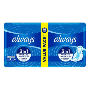 Serviettes hygiéniques Always, douces, sèches et offrant une protection sûre, conçues pour le confort de jour comme de nuit. - Product Image 4