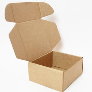 Custom Square Corrugated Cardboard Shipping <b>Boxes</b> with Lid for Underwear, Socks & Apparel Packaging - Product Image 4