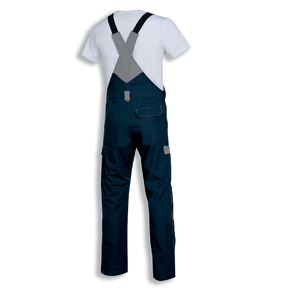 Overoles de Mezclilla Negros para Hombre, Cintura Alta, Tirantes Ajustables, Ropa de Trabajo, Pierna Recta, Resistentes al Viento, para Invierno - Product Image 5