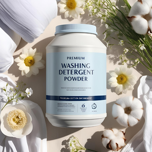 Poudre de détergent à lessive Premium parfumée au citron frais pour nettoyer en profondeur les taches sur les vêtements, les serviettes et la literie - Product Image 1