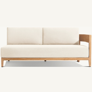 Muebles de sofá de madera de teca para dos personas, duraderos para uso en exteriores e interiores, al mejor precio. - Product Image 4