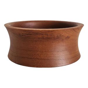 Natural Wooden Serving Bowl For Salad Fruit And Snacks With Smooth Finish For Home Kitchen And Dining <b>Table</b> Use - Product Image 3