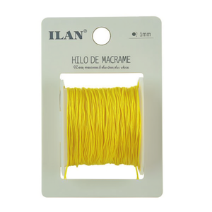 Corda per Macramè Iln 1mm Gialla Circa 100m per Lavori Artigianali - Product Image 2