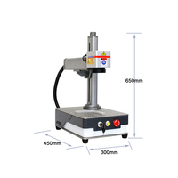 Équipement de marquage laser Bracelet en acier inoxydable plaqué or Collier Cadeau Mini machine de gravure laser avec puissance 20W 30W 50W