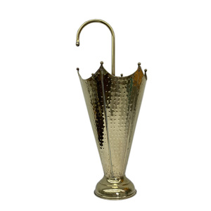 High Quality Modern Gold Finished Metal <b>Umbrella</b> Stand Wholesale Prices for Storage of <b>Umbrellas</b> - Product Image 1