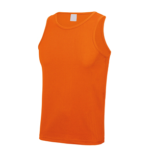 Camiseta sin mangas de punto azul marino para hombre, cuello redondo, color liso, informal, talla grande, ropa deportiva - Product Image 4