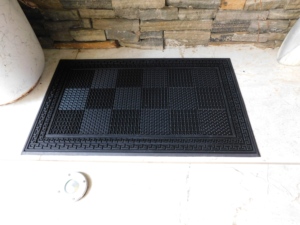 Tapis de porte en caoutchouc côtelé ROYAL GREEKY MAT 45x75cm 100% caoutchouc, tapis de porte d'entrée, tapis de sol, tapis en caoutchouc design - Product Image 5