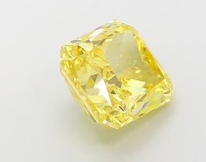 Diamant Jaune Vif Fantaisie Taille Radiant 7,04 Carats Pureté VS1 Polissage EX CVD Cultivé en Laboratoire Pierre Précieuse Libre Taille Spectaculaire Bijoux Jaunes - Product Image 4