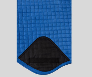 Tapis de selle professionnel personnalisé en laine avec doublure en polaire écologique et rembourrage en polyester, style saut d'obstacles, avec boucles - Product Image 4
