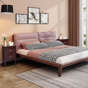 Comodini moderni in legno massello stile country (2 pezzi) per appartamento/camera da letto - Product Image 4