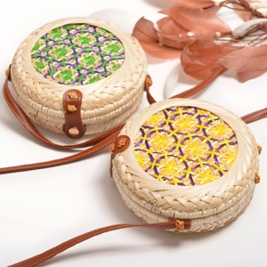 Hand Weaving Bamboo Bag <b>Purses</b> Natural <b>Purse</b> Bags With logo New Fashionable Trend Handbags - Product Image 3
