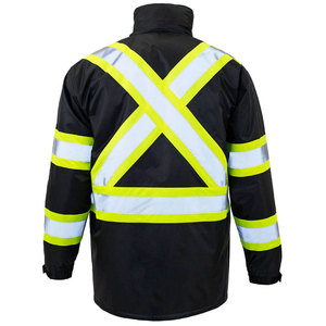 Chaqueta de Seguridad con Tiras Reflectantes, Diseño Ligero y de Alta Visibilidad para Uso en Exteriores - Product Image 3