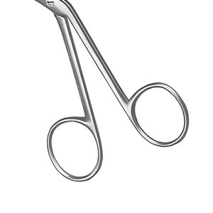 Pinzas para pólipos nasales y septum, 14.5 cm, curvadas, de acero inoxidable, instrumento quirúrgico manual de otorrinolaringología, mandíbulas dentadas, herramienta de precisión de alta calidad - Product Image 4