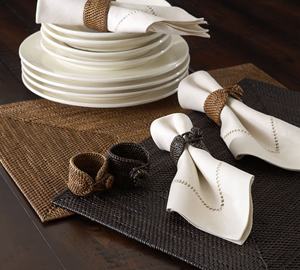 Set de table en rotin rectangle pour la décoration de table à manger fait à la main du Vietnam nouvel article en gros - Product Image 5