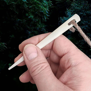 Hueso de Búfalo Natural Premium, Impermeable, Cónico, Hecho a Mano, Aguja de Coser Moderna, Cuero para Confección, Tejido, Ganchillo, Manualidades - Product Image 1