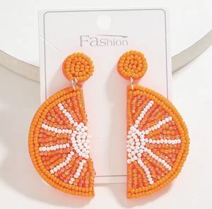 Nouveautés : Boucles d'oreilles clous classiques unisexe, faites main, en perles de rocaille, couleur vert serpent, design chapeau rose, pour enseignant, mariage - Product Image 5