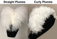 Chapeau de Commandeur des Templiers de Qualité Supérieure - Tissu Velours Coton, Plumes Entièrement Blanches, Service OEM, MOQ