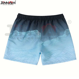 Shorts en coton personnalisés avec logo, différentes couleurs, sublimation, streetwear pour hommes, shorts en tricot uni, sublimation pour hommes - Product Image 2