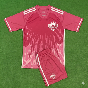 REXFIT SPORTS Ensemble d'uniformes sportifs personnalisés avec logo, t-shirt et short de performance pour hommes, vêtements de sport, fabricant OEM - Product Image 5