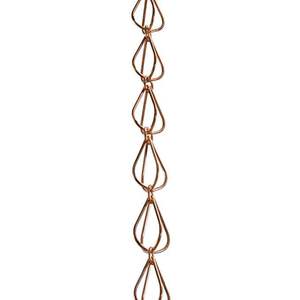 Cadena de Lluvia Metálica Clásica: Solución Atemporal para Drenaje de Agua de Lluvia en Diseños Exteriores Tradicionales - Product Image 5