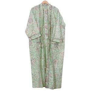 ชุดกิโมโนผ้าไหมสำหรับผู้หญิงชุดนอนพิมพ์ลายสกรีนผ้าไหมสวยใส่สบายน้ำหนักเบาฤดูร้อน - Product Image 2