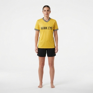 Jersey de Fútbol Americano Personalizado para Mujer, Talla Grande, Manga Corta, Poliéster, Uniforme de Equipo - Product Image 4