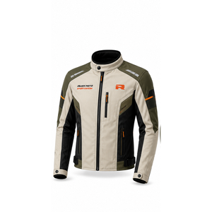 เสื้อแจ็คเก็ตขี่มอเตอร์ไซค์ดีไซน์ใหม่สำหรับฤดูร้อน น้ำหนักเบา ผลิตจากผ้าทอ ระบายอากาศได้ดี พร้อมแผ่นป้องกัน สำหรับขายออนไลน์ - Product Image 1