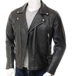 Vestes en cuir pour hommes tendance, printemps, haute qualité, design personnalisé, logo personnalisé, veste de moto imperméable - Product Image 1