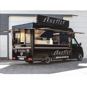 Carrito de Comida Rápida de Acero Inoxidable, Camión Móvil para Venta de Pizza, Quiosco Móvil de Catering - Product Image 5