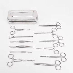 Ensemble d'instruments chirurgicaux Ovexa OS-SIS-0004 en acier inoxydable, outils manuels réutilisables, stérilisation autoclavable pour la chirurgie - Product Image 1