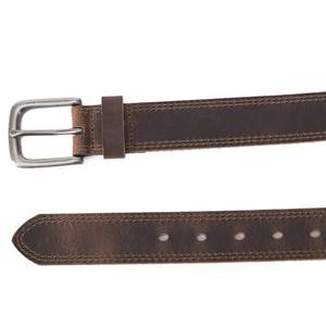 Cinturón de Cuero Genuino de Lujo para Hombre, Diseño Clásico, Hecho a Mano, Color Marrón, con Hebilla de Pin, Estilo Casual, Diseño Personalizado - Product Image 4