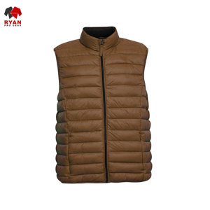 เสื้อกั๊กพัฟเฟอร์ผู้ชายคุณภาพพรีเมียม เนื้อผ้านุ่มสบาย ระบายอากาศได้ดี พร้อมโลโก้สั่งทำพิเศษ ทรงปกติ - Product Image 6