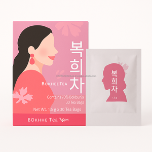 Té de hierbas limpiador con frijol rojo y calabaza para un cuerpo ligero y equilibrio de agua Mezcla de bienestar coreana OEM - Product Image 1